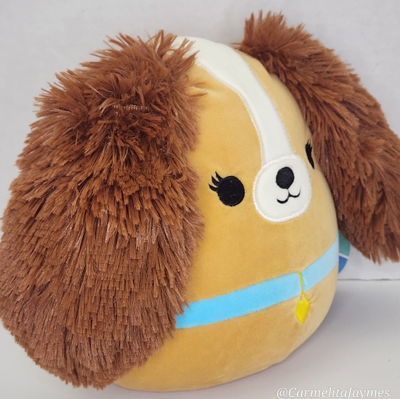 LADY 🐶🇬🇧 UK Brown Dog Fluffy Ears Disney's Lady & the Tramp Squishmallow NWT - Picture 6 of 10